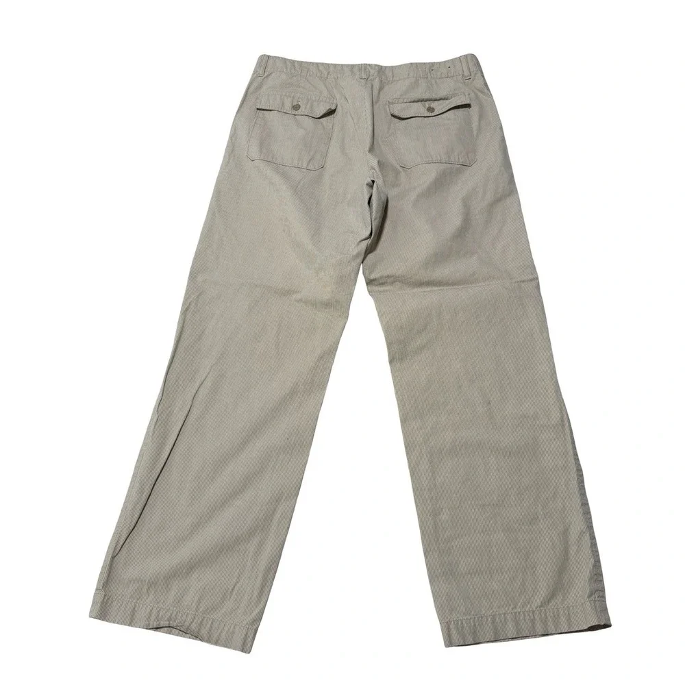 Vintage Y2K Banana Republic Baggy Striped Pants Size 35 x 32